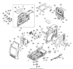 Part Location Diagram of 84005000 Briggs and Stratton Decal